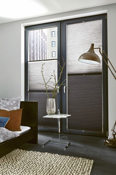 Plissee-Systeme, SG 8500, DUETTE® Fixé Elan, Col 20012, DUETTE® Architella® Elan Dark, Col 20086, BB35