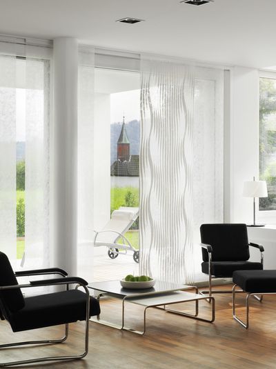 Flächenvorhang-Systeme, SG 2700, Room shot "Private Residence", Emmenbrücke, Switzerland