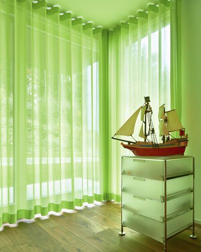 Vorhang-Systeme, SG 6010, Someo, Room shot "Private Home", Gümligen, Switzerland, Wave