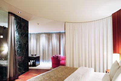 Vorhang-Systeme, Customer Fabrics, Room shot "Hotel Park Weggis", Switzerland