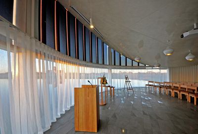 Vorhang-Systeme, SG 5600, Customer Fabrics, Bunurong Memorial Park – The Sanctuary, Bangholme, Australia, Wave