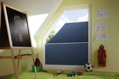 Plissee-Systeme, SG 8500, DUETTE® Fixé Unix Dark, Col 20076, BB80