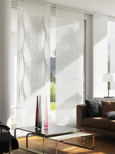 Flächenvorhang-Systeme, SG 2700, Room shot "Private Residence", Emmenbrücke, Switzerland